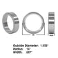 831369M1 Tapered Roller Bearing Cup 0.14" Radius 0.687" Wide 1.938" OD