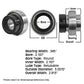 832455M1 Re-Lubri Fits CATeable Spherical Ball Bearing w/ Collar