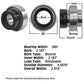 832455M1 Re-Lubri Fits CATeable Spherical Ball Bearing w/ Collar
