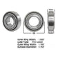 832634M1 Pre-Lube Spherical Disc Bearing Round Bore 832634M3 AW20450