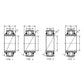 5 of Disc Harrow Bearing 1.771" Round Bore x 1.188" IR x 3.347" OD x 1.188 OR