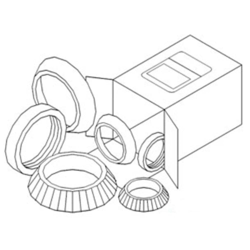 WBK-MF-1 Wheel Bearing Kit Fits Massey Ferguson 35 50 65 FE35 ++ Tractors