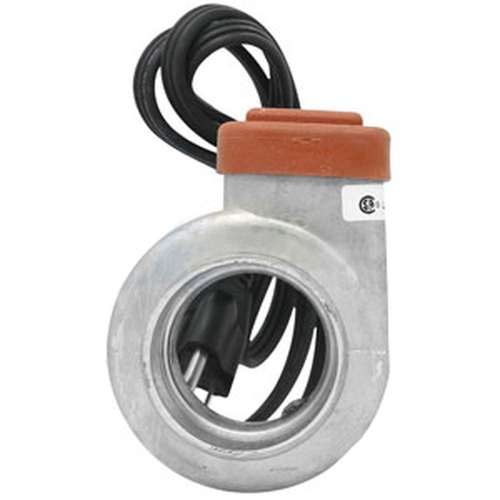 R8166 KATS Lower Radiator Hose Heater, 2" - Fits John Deere