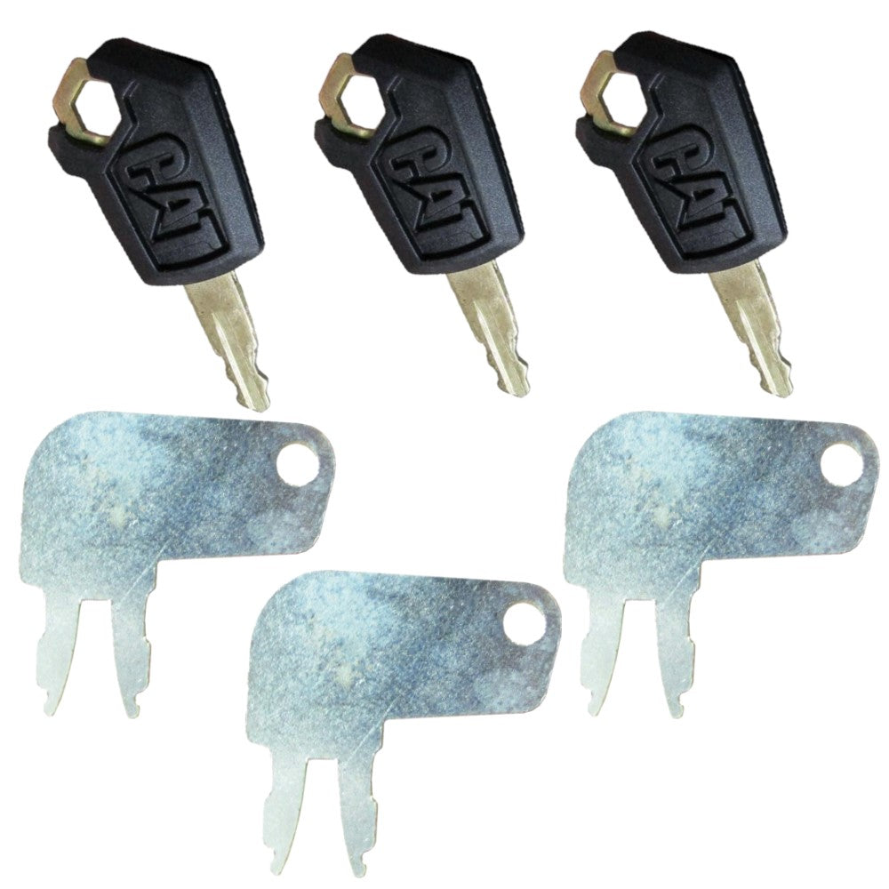 Qty 3: Master Disconnect & Ignition Key Set Fits Caterpillar Replaces 0310-072