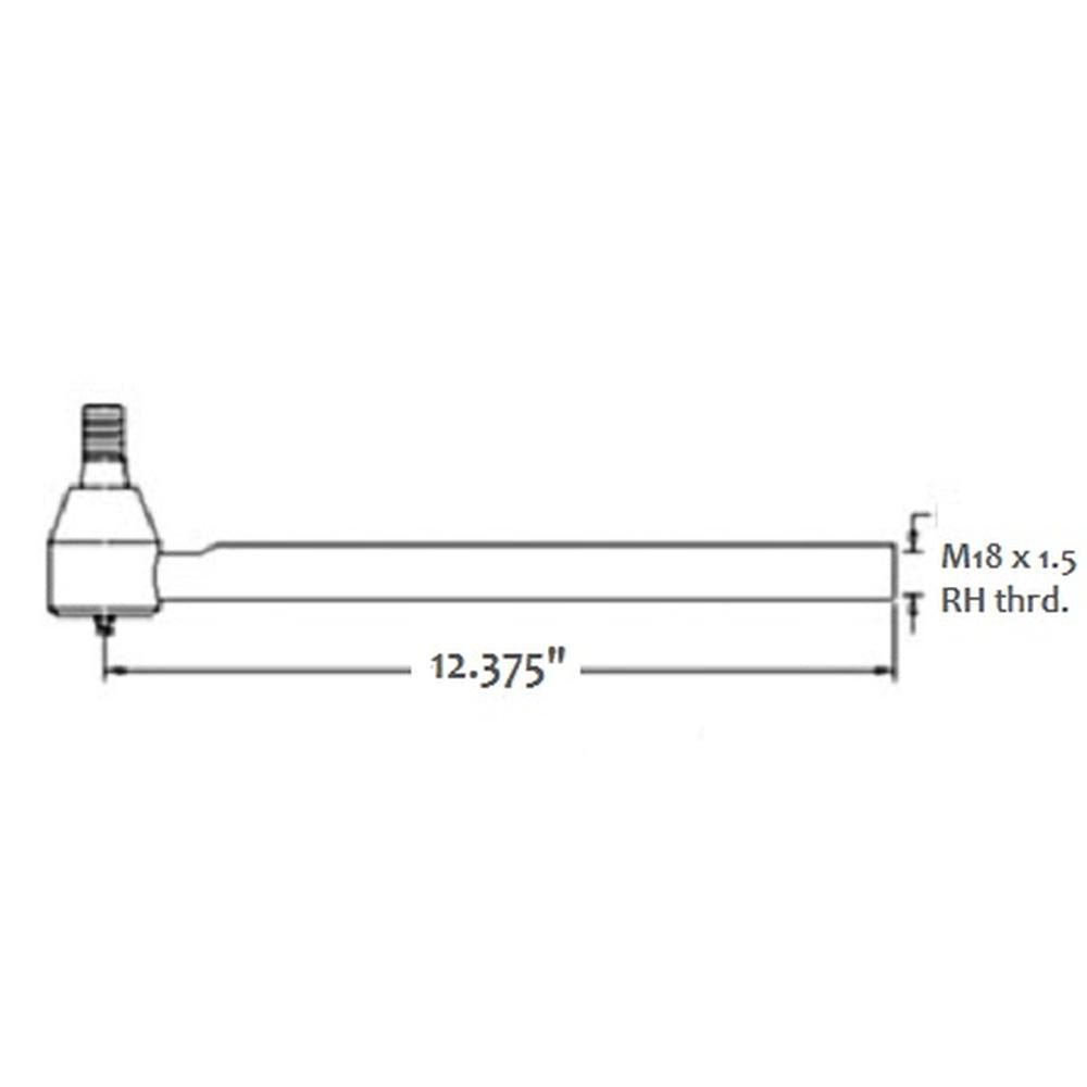 Tie Rod 85805977 Fits Ford New Holland B110, B110B, B110TIER3, B90B, B95, B95B