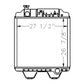 86013263 New Radiator Fits Ford NH 8770 8770A G190 86012173 9821616