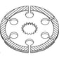86014786 New Brake Disc Fits Ford NH Tractor 8770 8770A 8870 8870A 8970 +