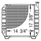 Radiator 86402724 Fits Ford New Holland TC35 TC35D Tc40 TC40D