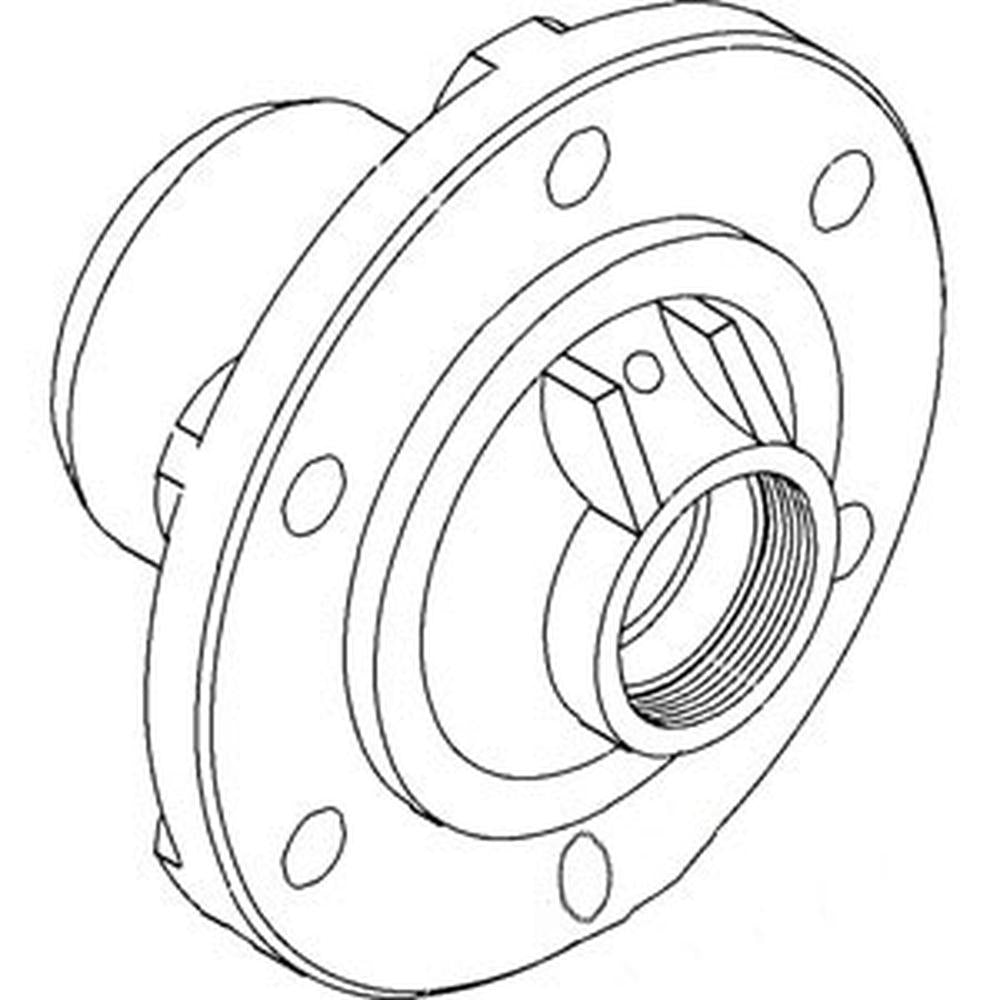 Front Wheel Hub w/o Bearing Fits Ford Replaces 8N1104