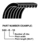 Belt - Serpentine Fits New Holland TS100 TS110 87309963 Fits Ford F3NN8620AA