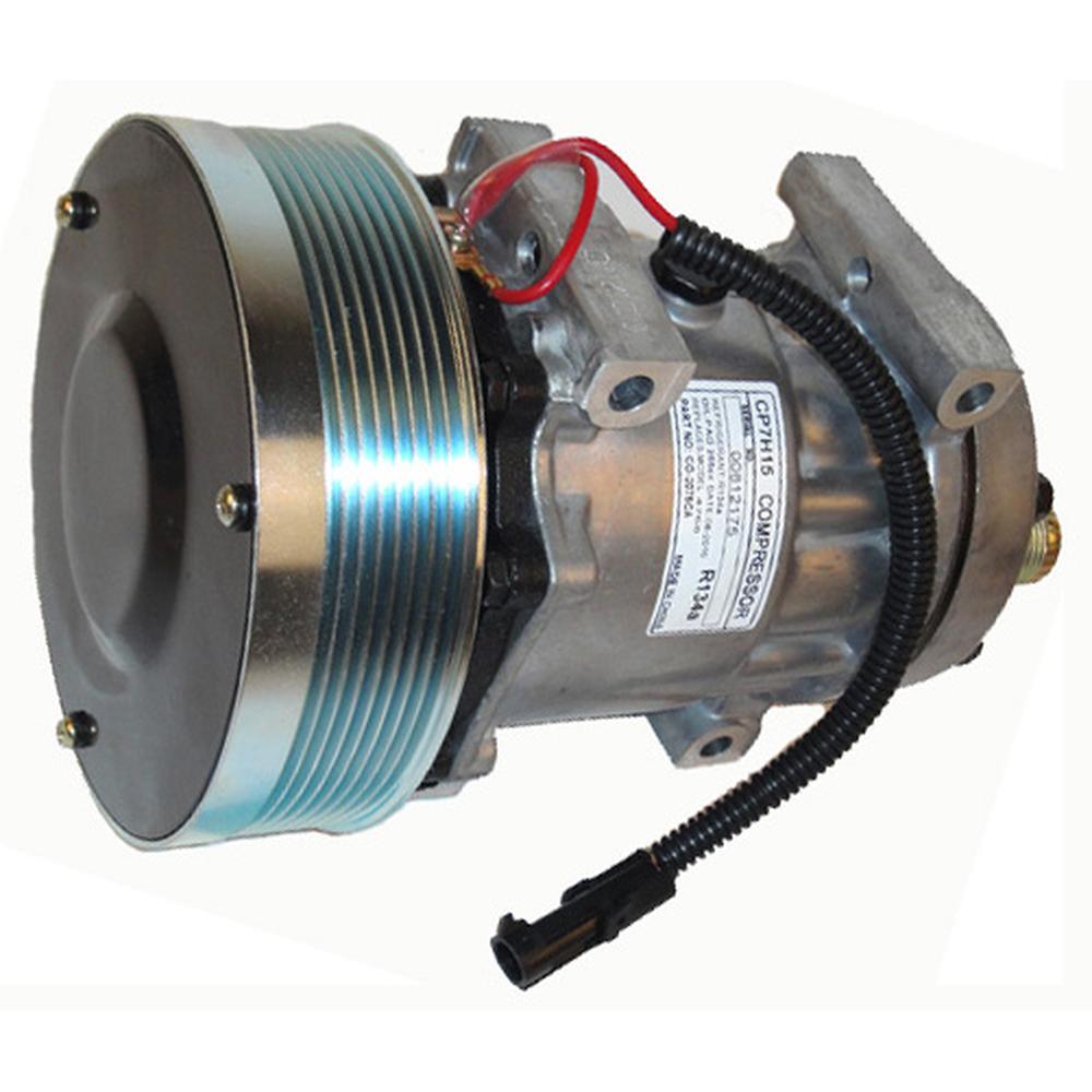 Compressor with Clutch Fits Massey Ferguson Replaces 317008A2