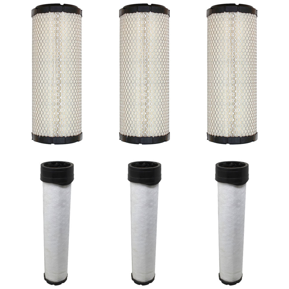 Qty 3: Inner and Outer Air Filters Fits Ditch Witch Replaces 00181071