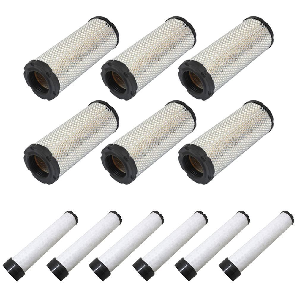 42036075 Qty 6: Inner and Outer Air Filters Fits Case/International Harvester