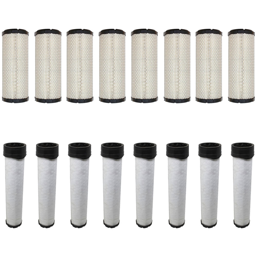 Qty 8: Inner and Outer Air Filters Fits Snapper Replaces 5101542