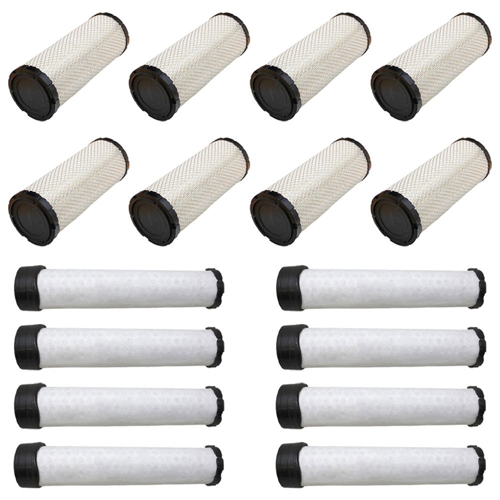 Qty 8: Inner and Outer Air Filters Fits Toro Replaces 103-1326