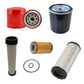 5-piece Filter Kit Fits Komatsu Replaces 129100-55650