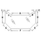 87434783 Rear Center Window Glass Fits Case 580 Super M 580M 580SM Backhoe