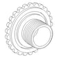 87678413 Variator Pulley Sprocketfit Fits Case-IH Tractor Models 1420 +