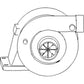 87801482 New Turbocharger Fits Ford New Holland Tractor 4630 87800039 87800