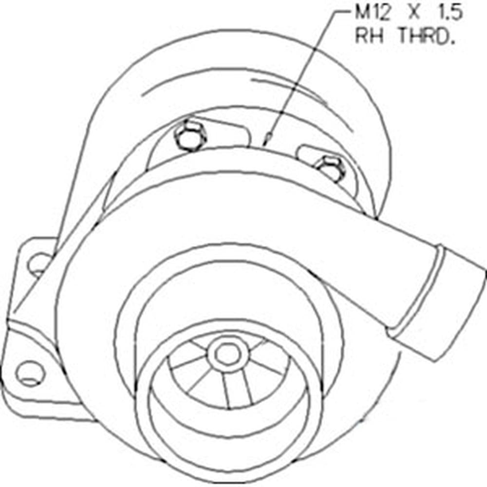 87801483 Turbocharger Fits Ford/New Holland Skid Steer Loader L865 LX885 LX865