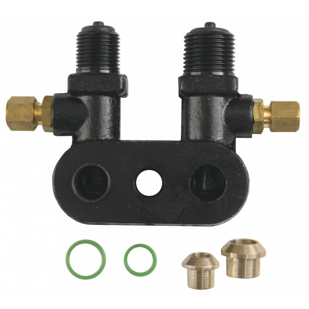 88141F Compressor Manifold, w/ R12 Service Port Fits Ford