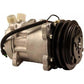 8842920A Sanden SD7H15HD Compressor, w/ 2 Groove Clutch - Fits Hagie