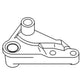 885985M1 LH Lower Link Adapter Fits Massey Ferguson 30 31 150 165 175 178 180