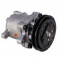 88T2055-72210 New Nippondenso SV06E Compressor, w/ 1 Groove Clutch - Fits Kubota