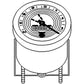 899423M91 Tachometer Fits Massey Ferguson 135 Tractor