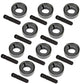 10 Pack Fits CAT 1U3202 Style Digging Teeth Replacement Pins & Retainers