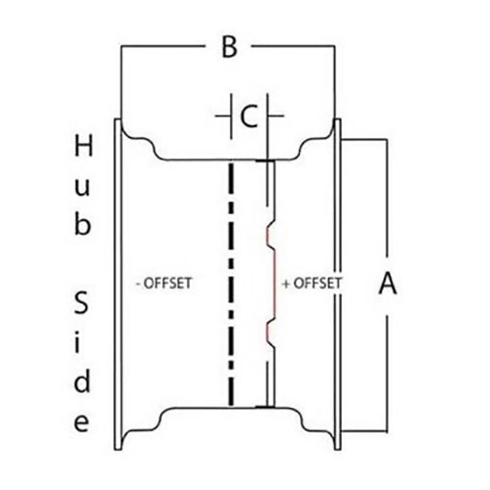 Front Wheel Rim 4.5 X 16 1KS-729A 2-44 2-62 2-70 77 Fits Oliver/ White