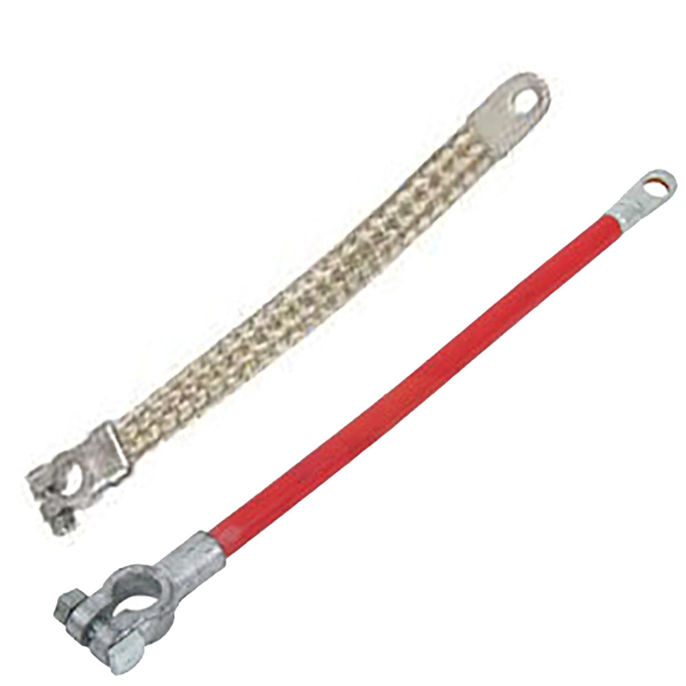 8N14300B Battery Cable and Ground Strap Kit Fits Ford 8N 6 Volt