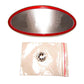 Hood Emblem Fits Ford Replaces 8N16600A 4-5/8" Width 2" Height