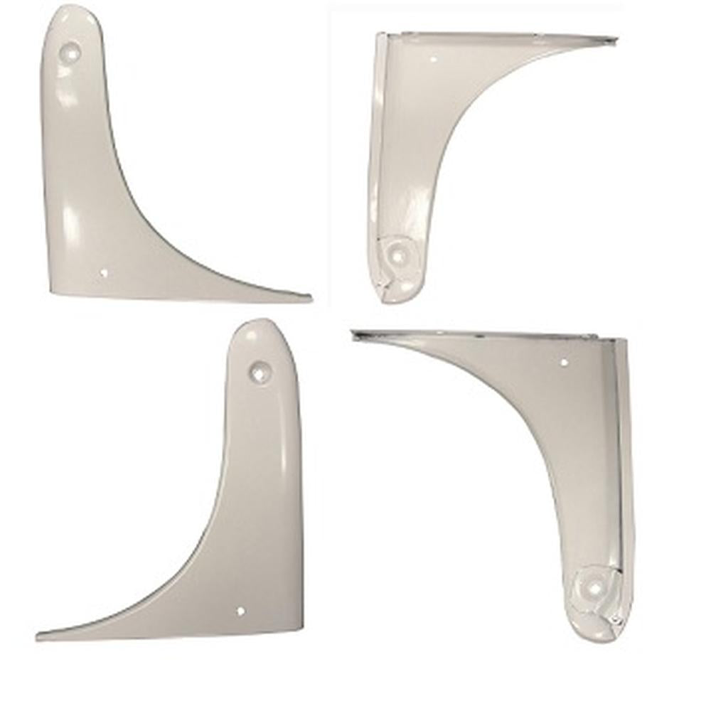 LEFT + RIGHT HOOD SIDE PANEL DOGLEGS Fits Ford 2N 8N 9N