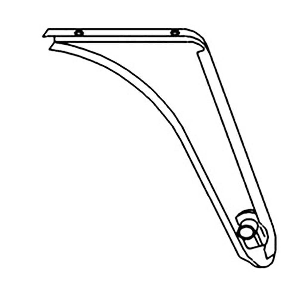 8N16619 Left Dog Leg Lower Hood Side Panel Fits Ford 2N 8N 9N