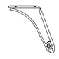 FDS084 LH Lower Hood Side Panel Fits Ford