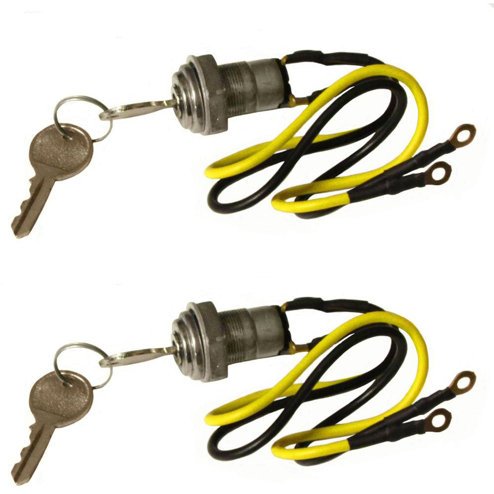 Two (2) 8N3679C Ignition Switch w/ 2 Keys Fits Ford 500 501 600 601 700 701 800
