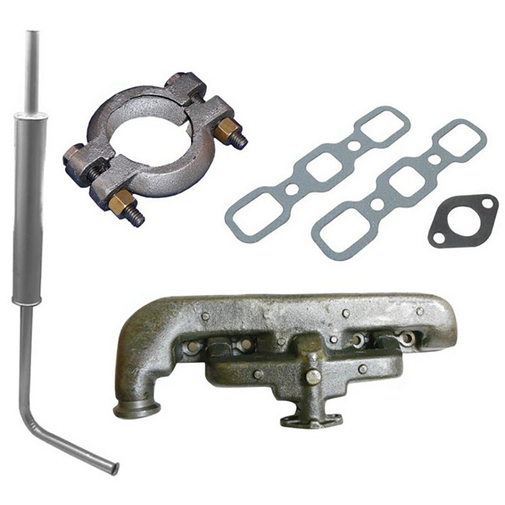 Muffler Assembly Kit Fits Massey Ferguson Replaces 181461M91
