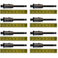 Set Of 8 Fuel Injectors Pencil Nozzle Fits Caterpillar Fits CAT 3304 3306 8N7005