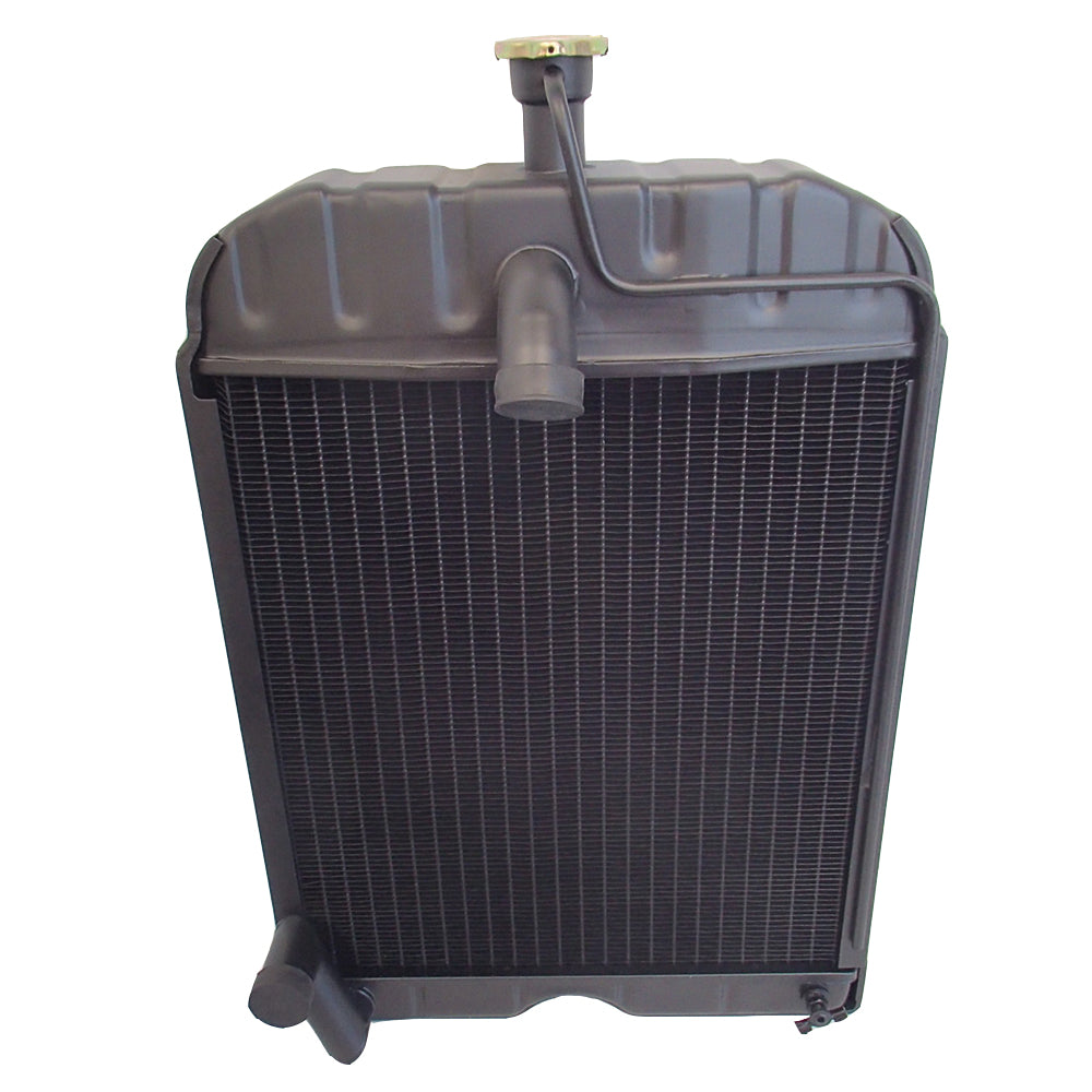 Radiator with Styled Cap, Hoses & Pads Fits Ford/New Holland Replaces 2N8100A