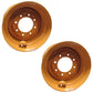 Two (2) Tan 16.5X9.75X8 Wheel Rims Fits Case Skid Steer Loader 12-16.5 Tires