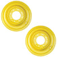 (2) Yellow 16.5X9.75X8 Wheel Rims Fits John Deere & Fits Caterpillar Skid Steers