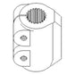 90031C2 4WD Coupling Transfer Gearbox Fits Case-IH Tractor Models 238 248 258