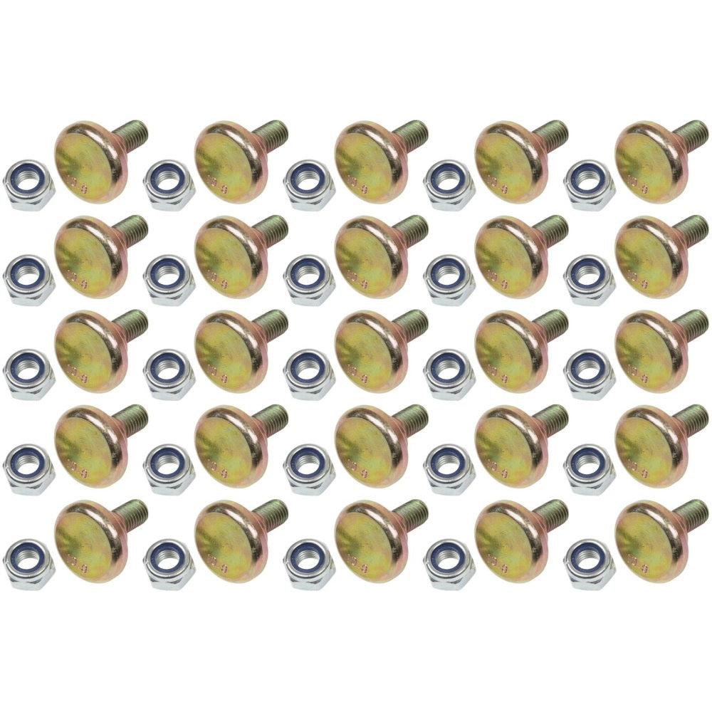 Qty 25: Disc Mower Blade Bolt Kit Fits GEHL Replaces 604664