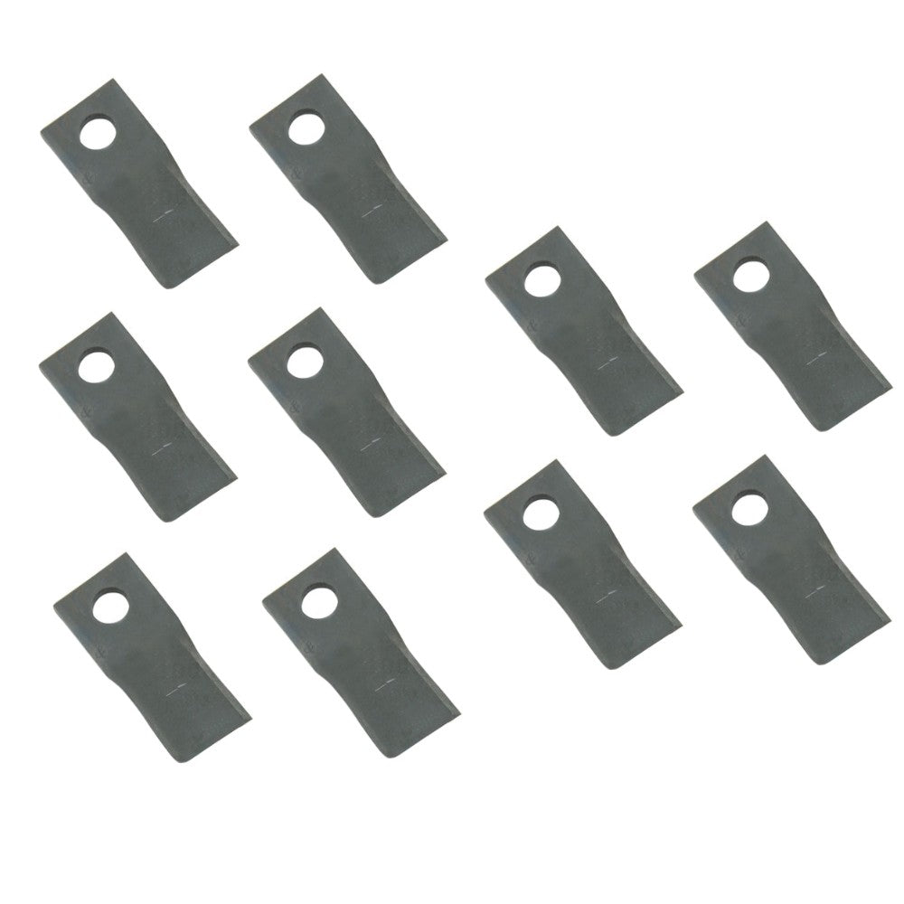 Qty 10: LH Disc Mower Blade Fits Hesston Replaces 700711858