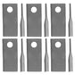 Qty 6: Disc Mower Blade Fits Macdon Replaces 281446