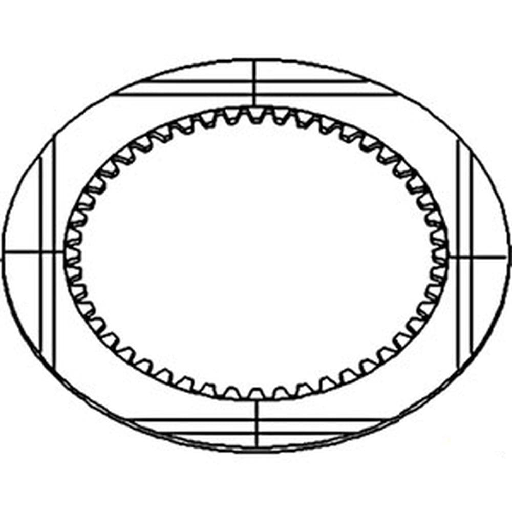 Clutch Disc Part 86990276 Fits Case IH Tractor MX180 MX200 MX210 MX215 MX230