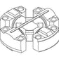 93326C1 New Front Axle Spider Assembly Fits Case-IH Tractor Models 7110 7120 +