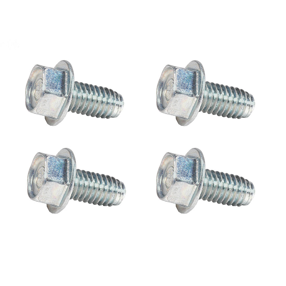 Qty 4: Self-Tapping Screw Hex Head 3/8"-16 x 3/4" Fits AYP Replaces 17000612