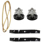 Deck Rebuild Kit - Blades Spindles Belt - for MTD Fits Cub Cadet 42"
